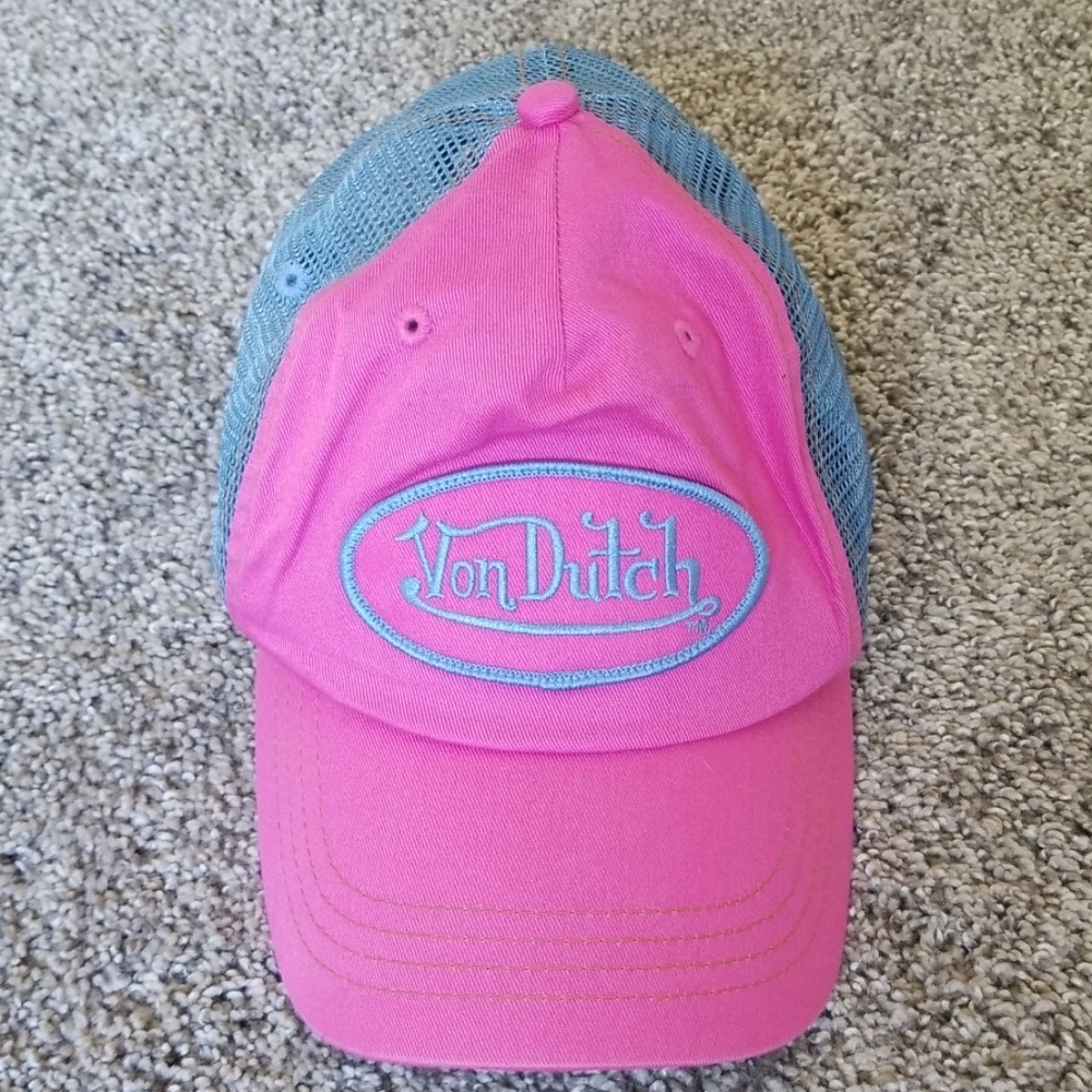Hot Pink Von Dutch hat